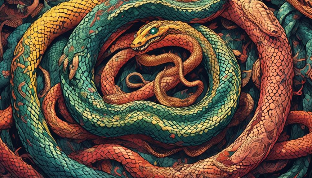 group of slithering serpents