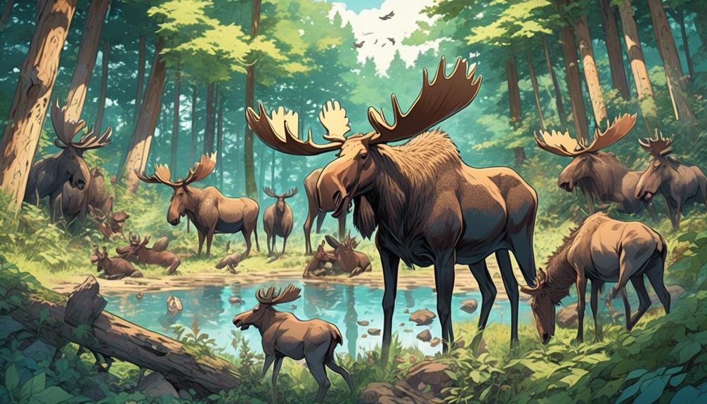 unique moose herd terminology
